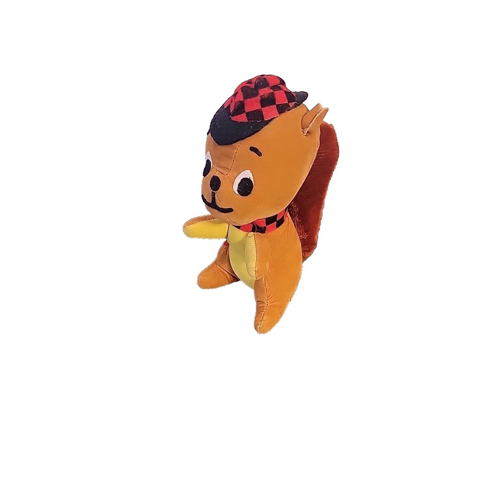 Dakin DREAM PETS 7" SQUIRREL Eager Beaver  Japan Vintage 1960s plush‎